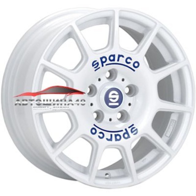 Диски Sparco Terra White + Blue Lettering